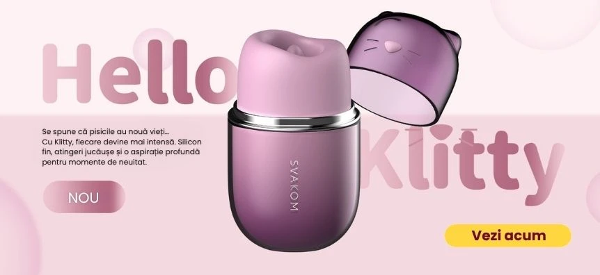 Svakom Klitty - vibrator de tip lins (mov) | Lovesexshop.ro sex shop