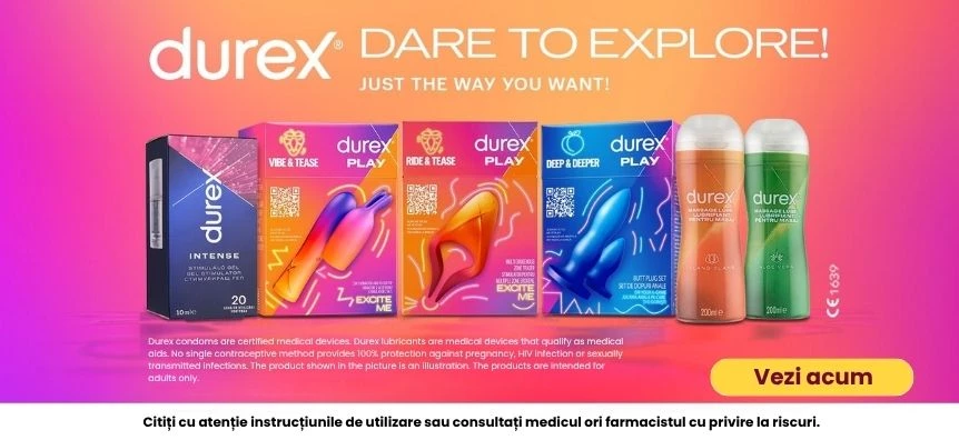Mai este luna masturbării, descoperă produsele Durex | Lovesexshop.ro sex shop