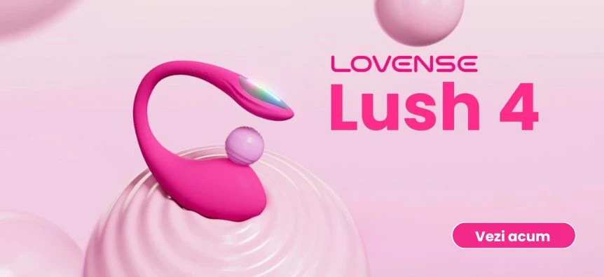 LOVENSE Lush 4 - ou vibrant inteligent (roz) - Lovesexshop.ro sex shop