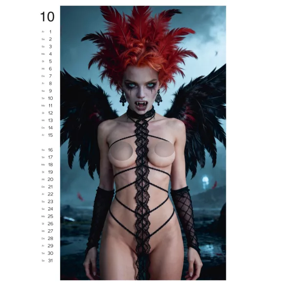 Wild Fantasy 2027 - calendar de perete erotic (10 bucăți)