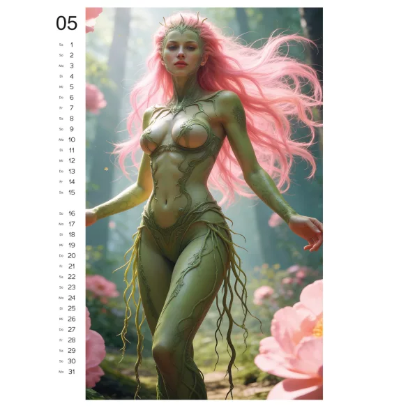 Wild Fantasy 2027 - calendar erotic de perete (1 buc.)