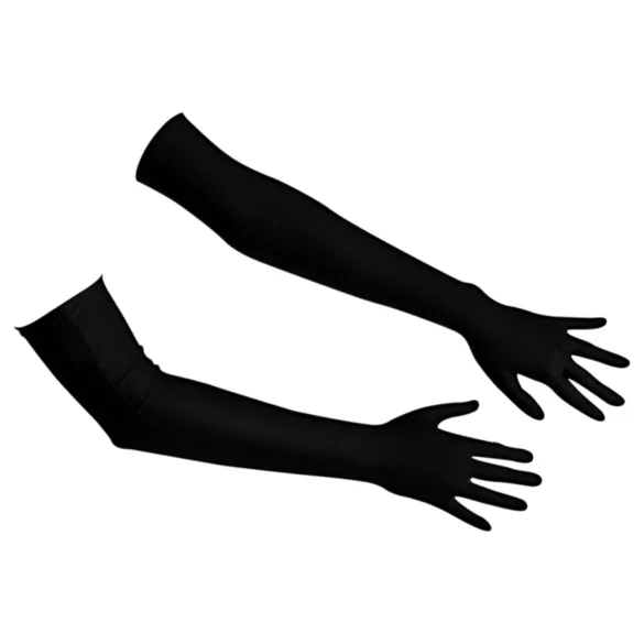 Cottelli - Mănuși satin - negre - mărime S-L