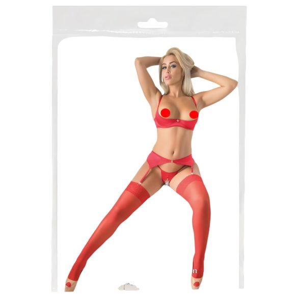 Cottelli - Dresuri dantelă - roșu - 4/L