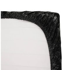 Folie lucioasă - cauciucată - 220 x 220 cm (negru)