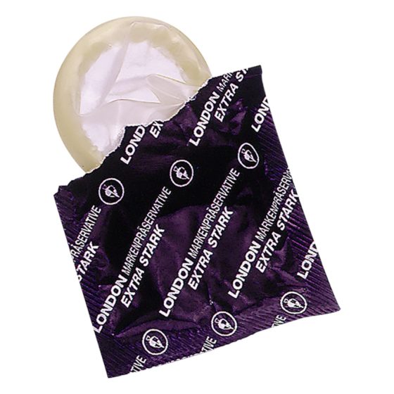 London - prezervativ extra gros (100buc)