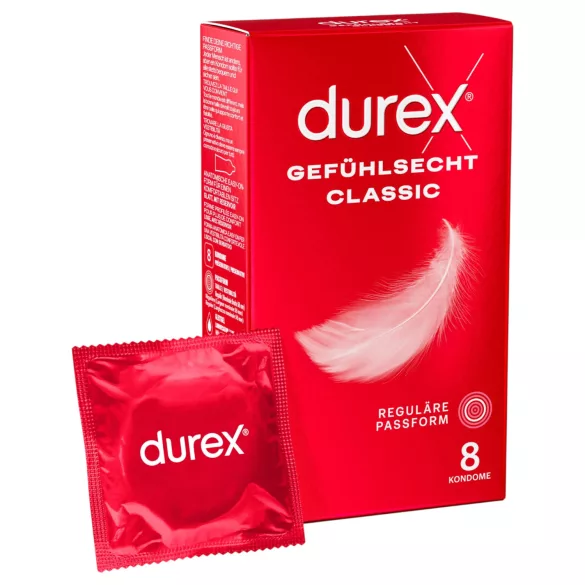 Durex - prezervative extra subțiri (8 bucăți)