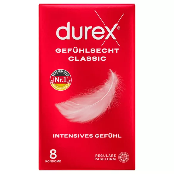 Durex - prezervative extra subțiri (8 bucăți)