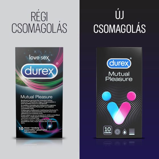 Durex Mutual Pleasure - prezervativ de întârziere (10 buc)