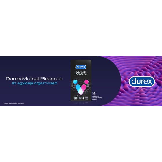 Durex Plăcere Mutuală - prezervativ cu efect de întârziere (10 buc)