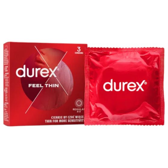 Durex Feel Thin - prezervativ cu senzație de viață (3db)