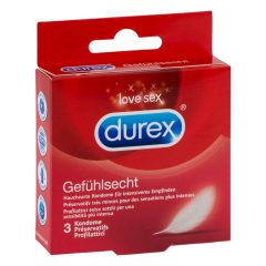   Durex Feel Thin - prezervative cu senzație reală (3 bucăți)
