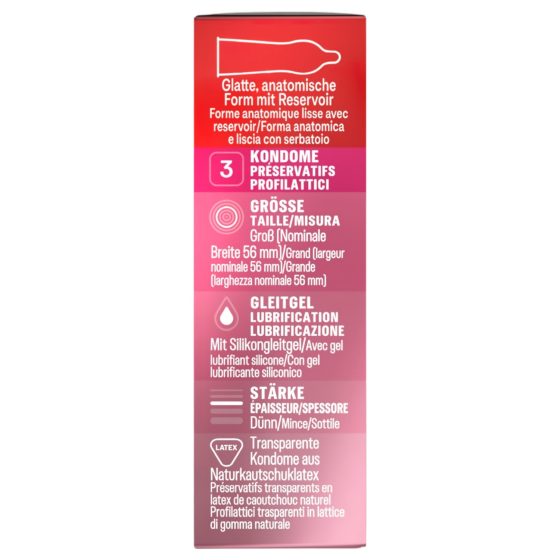 Durex Feel Thin - prezervativ cu senzație de viață (3db)