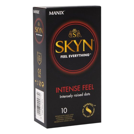 Manix SKYN Intense - prezervative fara latex, cu relief (10buc)
