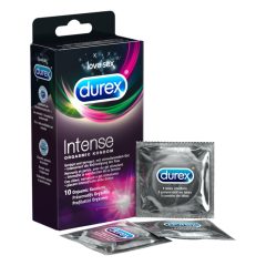 Durex Intense - prezervative cu nervuri și puncte (10 buc)