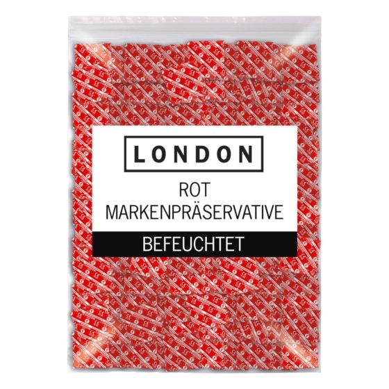London - prezervative cu gust de căpșuni (1000 buc)