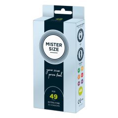 Prezervativ fin Mister Size - 49mm (10 buc)