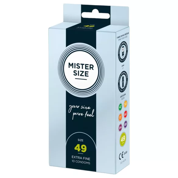 Mister Size - prezervative subțiri - 49mm - 10 bucăți