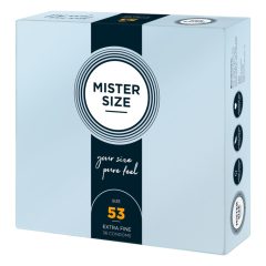 Prezervativ subtire Mister Size - 53mm (36 bucăți)