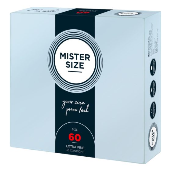 Prezervativ subțire Mister Size - 60mm (36 buc)