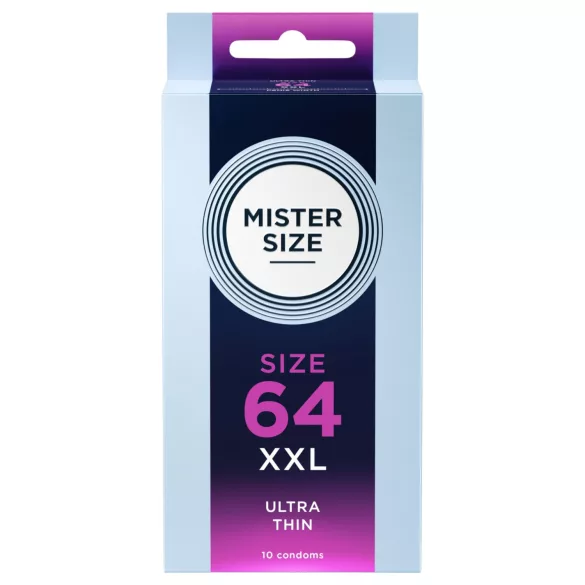 Mister Size - prezervative extra subțiri - 64mm - 10 bucăți