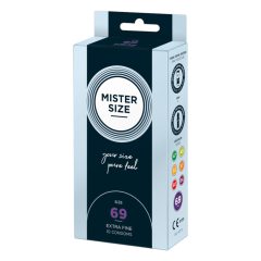 Prezervativ subțire Mister Size - 69mm (10 buc)