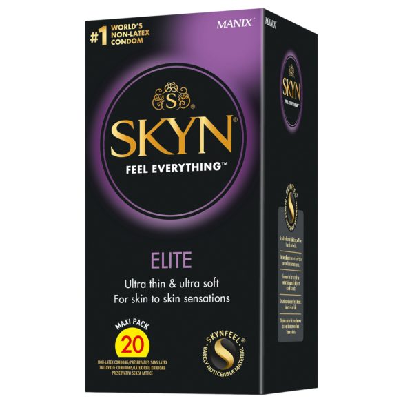 Manix SKYN Elite - prezervative ultra subțiri fără latex - 20 bucăți