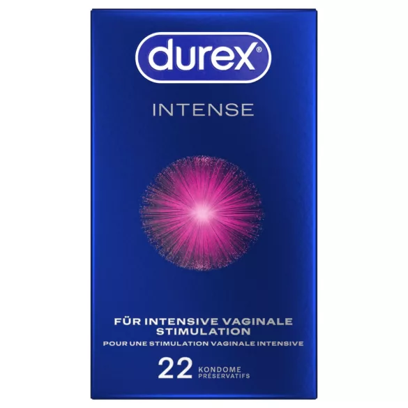 Durex Intense - Prezervative orgasmice (22 buc)