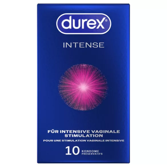 Durex Intense - Prezervative orgasmice (10 bucăți)