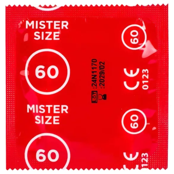 Mister Size - prezervative test cu măsurător penis - 3 bucăți