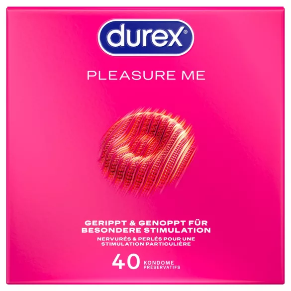 Durex - Prezervative Pleasure Me (40 bucăți)