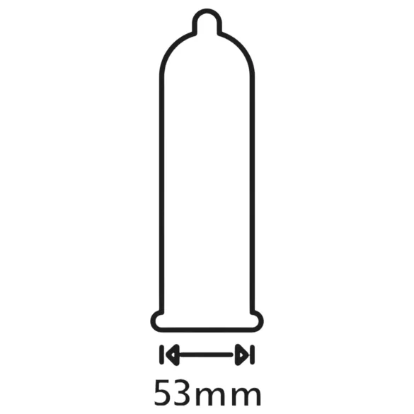 Secura Extra Fun - prezervative cu puncte - 53mm - 12 bucăți