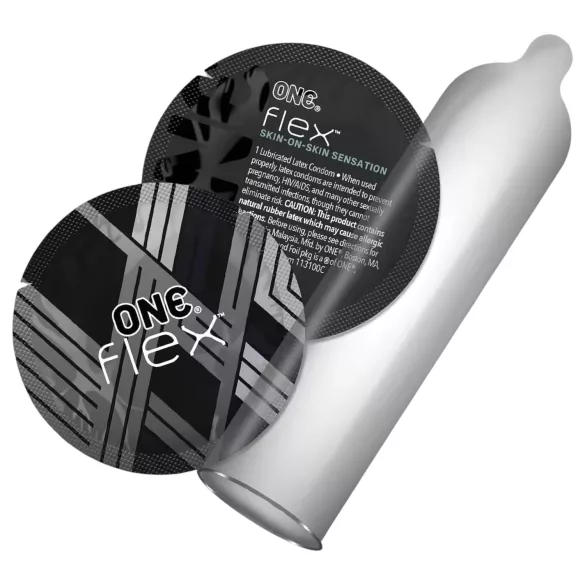 ONE Flex - prezervative ultra subțiri - grafen - 12 bucăți