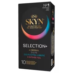   SKYN Selection+ - selecție de prezervative fără latex (10 bucăți)