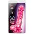 B Yours Basic 8 - dildo cu testicule - 23cm roz