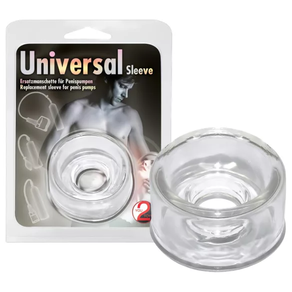 You2Toys - manșon din silicon pentru penis - transparent