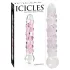 Icicles No. 7 - dildo din sticlă cu mărgele