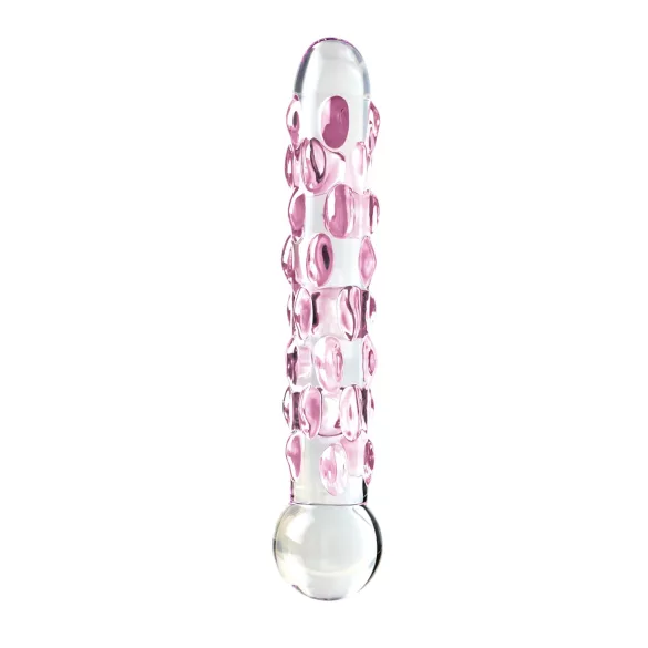 Icicles No. 7 - dildo din sticlă cu mărgele