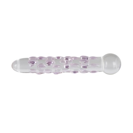 Icicles Nr. 7 - dildo din sticlă cu perle