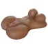 Pipedream Fuck Me Silly Sista - masturbator tip trunchi feminin maro (5,7 kg)