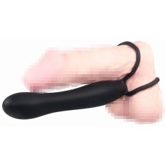   You2Toys - Inel special pentru penis cu funcție anală - negru