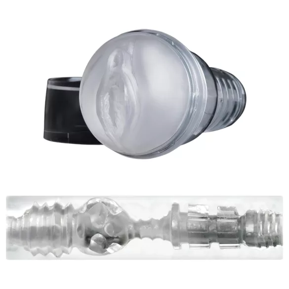 Fleshlight Ice Lady - masturbator vaginal transparent cristal