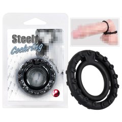   You2Toys - Inel pentru penis și testicule Steely din silicon flexibil