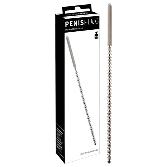 Sextreme - Dilatator uretral cu bilă - oțel inoxidabil 0,6 cm