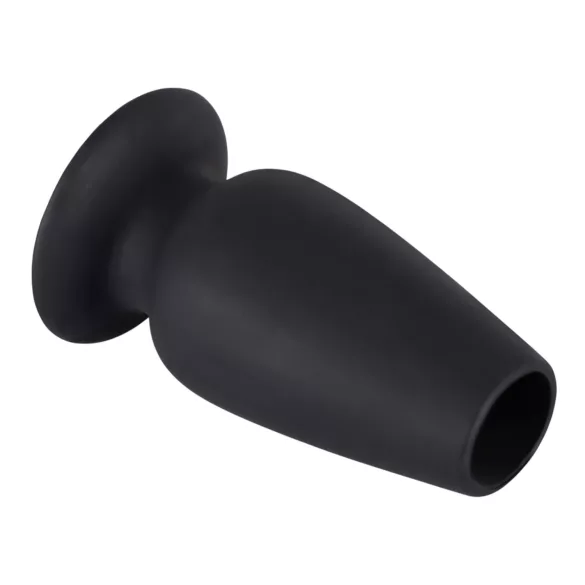 You2Toys - dop anal gol cu deschidere - silicon negru
