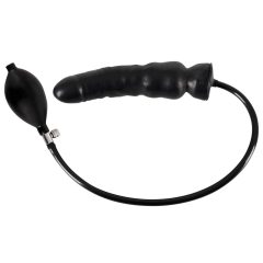 LATEX - dildo inflatabil (negru)