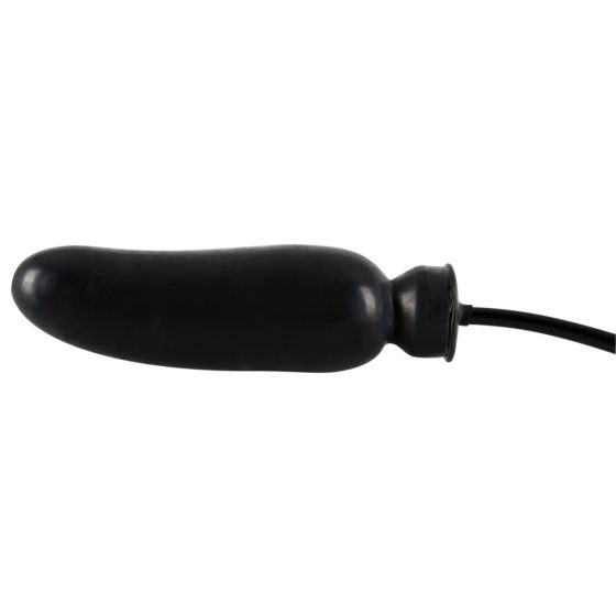 LATEX - dildo inflatabil (negru)
