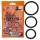 You2Toys - inel pentru penis set 3 bucăți - silicon negru