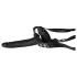 You2Toys - strap-on dildo dublu - silicon negru
