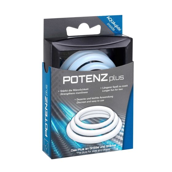 POTEZplus inel pentru penis - set (3 buc)