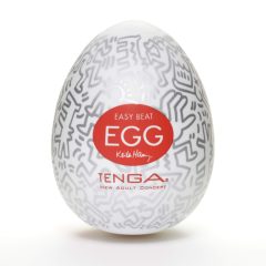 TENGA Egg Keith Haring Party - ou de masturbare (1 buc)